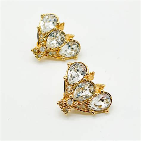 dior vintage bee earrings